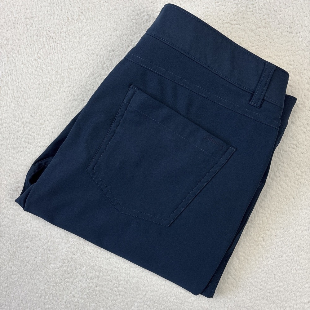 JOHNNIE-O 'Cross Country Performance Pants' Mens 34/30 Navy Blue Stretch Chinos